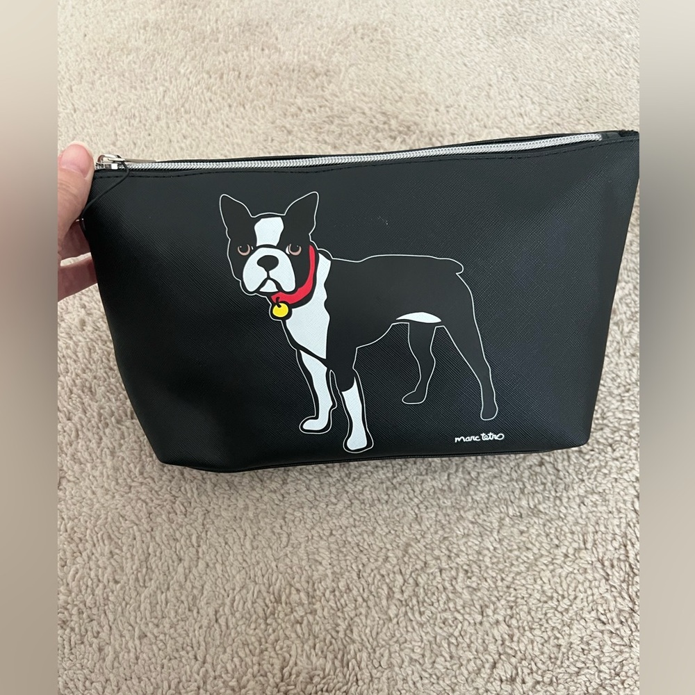 Marc Tetro Boston Terrior Pouch Cosmetic Bag